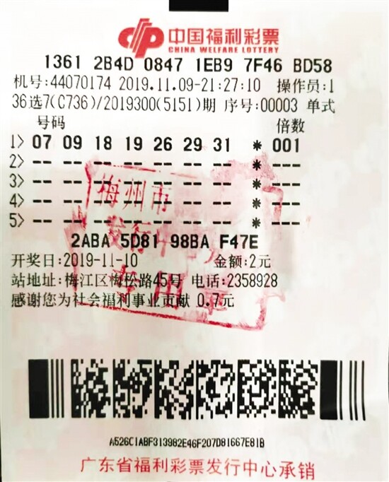 探索体彩36选7，中3个号码的奖金揭秘