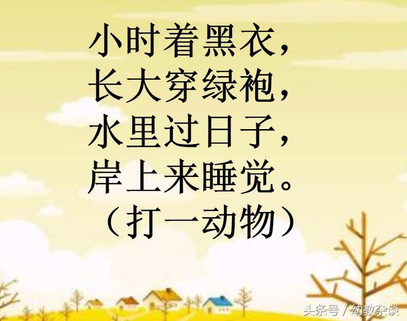 谜语